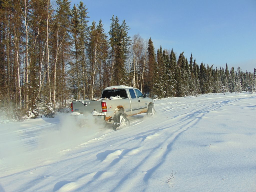 truck onn lake